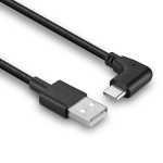 Cablu Lindy USB C 2 90°, lungime 1m, putere maxima 15W, latime de banda suportata 480Mbps, negru - imagine 3