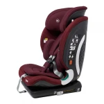 Scaun auto I-size U-Grow Goldfix Plus, isofix, 76-150 cm (9-36 kg), boxa bluetooth, rosu - imagine 4