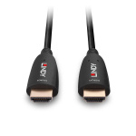 Cablu Lindy HDMI 8k60, fibra optica hybrid, lungime 20m, rezolutie maxima 7680x4320@60Hz 4:2:0 10bit, 3840x2160@120Hz 4:4:4 10bit, latime de banda 48Gbps, negru - imagine 2