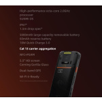 SUNMI MOBILE T8911 L2H - Handheld Wireless Terminal, Android 11, 4GB + 64GB, 16MP rear + 5MP front cameras, 2D Scanner, Fingerprint, GMS - imagine 2