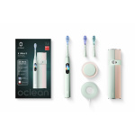 Set periuta de dinti smart sonica Oclean X Ultra, Functii: Motor Maglev 3.0 TurboClean, smart touch screen, Al brushing navigation, notificare pentru periaj incomplet, analiza personalizata periaj in aplicatie, inregistreaza rutina orala zilnica, asistent vocal, Numar de miscari/min: 84000