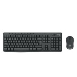 Kit Tastatura + Mouse MK370 Wireless, tastatura fara fir, 112 taste, rezistenta la stropire, mouse optic wireless, rezolutie 1000 DPI, negru