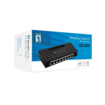 LevelOne GEU-0821 8-Port Gigabit Switch, 160.9 x 71.6 x 26.3 mm