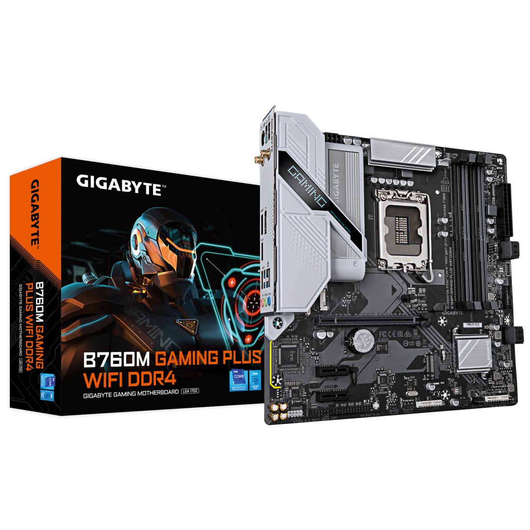 overlay_cc1ad01e6599a18efaf32b5dda116e99 Placa de Baza GIGABYTE B760M GAMING PLUS WIFI LGA1700 - imagine 1