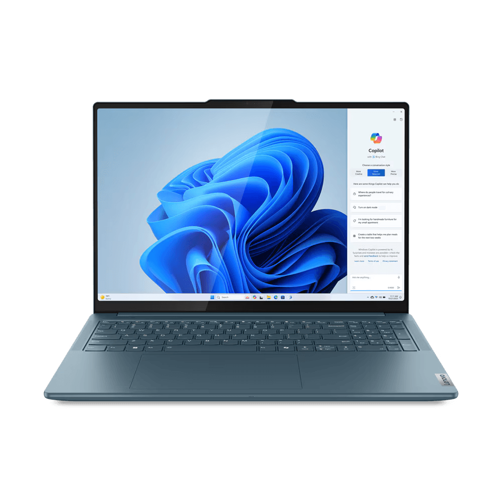 overlay_cc8d053fe4f1aeb3d89598129fa086ed Laptop Lenovo Yoga Pro 9 16IMH9, 16" 3.2K (3200x2000) Mini LED 1,200nits Anti-glare, 100% P3, 100% Adobe® RGB, 100% sRGB, 165Hz, Eyesafe®, Dolby® Vision®, DisplayHDR™ 1000, TCON, Intel® Core™ Ultra 9 185H, 16C (6P + 8E + 2LPE) / 22T, Max Turbo up to 5.1GHz, 24MB, video NVIDIA® GeForce RTX™ 4070 8GB - imagine 1