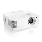 Proiector OPTOMA UHD38x, 3D, 4K UHD 3840* 2160, 4000 lumeni, 1.000.000:1, 16:9 nativ, 4:3 compatibil, dimensiune maxima imagine 300", distanta maxima de proiectie 9.9 m, lampa 4.000 ore/ 15.000 ore dynamic mode, 2* HDMI, audio out, S/PDIF, USB-A power 1.5A, RS232, 12V trigger, 26- 28 dB, full 3D - imagine 4