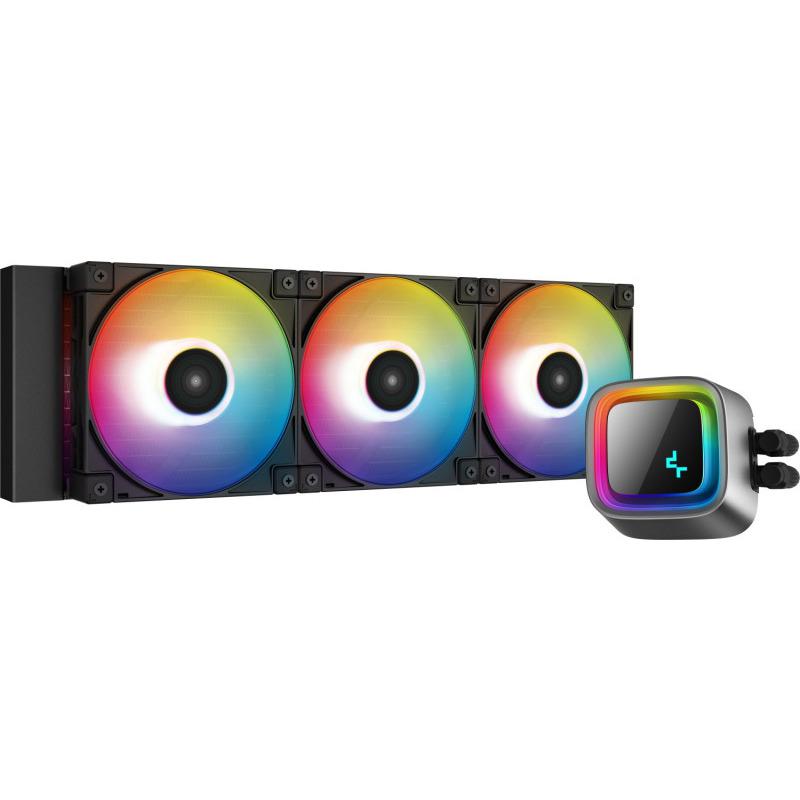 overlay_d26744c81fa0f8b6ad6c63da9eebaeb8 Cooler Procesor DEEPCOOL LS720 NEGRU - imagine 1