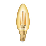 Bec LED Osram Vintage 1906 CLAS B, E14, 4W (35W), 410 lm, lumina calda(2400K), cu filament