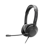 HEADSET AXTEL ONE UC35 STEREO HD AXH-ONE , Corded, Plug&Play USB / 3.5mm Jack Headset Conectivity USB-A, USB-C; Jack / with STEREO HD . Speaker Size has 40 mm / Passive noise reduction : STRONG / Vegan Leather - imagine 4