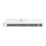 Switch TP-Link cu 48 de porturi, 48× 10/100/1000 Mbps RJ45 Ports (Auto- Negotiation/Auto MDI/MDIX), 4× Gigabit SFP Slots, capacitate switch 104 Gbps, dimensiuni 17.3×8.7×1.7 in (440×220×44 mm) - imagine 4