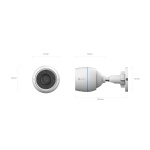 Camera supraveghere video WIFI Ezviz CS-H3-R100-1H3WKFL; Senzor:1/2.7" Progressive Scan CMOS;Rezolutie 3MP,2304 x 1296; Lentila: 2.8mm @ F2.0, viewing angle: 122° (Diagonal), 106° (Horizontal), 56° (Vertical) 4mm @ F2.0, viewing angle:102° (Diagonal), 86° (Horizontal), 44° (Vertical);Iluminare: 0.01