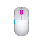 Mouse wireless Hator Quasar 2 Pro, conectivitate 2.4GHz, bluetooth si USB, polling rate pana la 1000Hz, senzor PixArt 3395, rezolutie maxima 26000 DPI, capacitate baterie 600 mAh, durata de viata baterie in modul wireless pana la 100 ore, timp incarcare 2 ore, switch  Kailh GM X White Sword, alb - - imagine 2