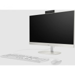 All-in-One HP ProOne 240 G10 23.8 inch Non-Touch IPS FHD, cu procesor Intel Core i5-1335U, video Integrat Intel Iris Xe Graphics, RAM 16GB DDR4, SSD 512GB, Fixed Stand, HP 125 White Wired Keyboard, HP 125 White Wired Mouse, Shell White, Microsoft Windows 11 PRO 64bit, 3yw - imagine 2