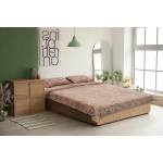 SET PAT CATIFEA PRINTATA KING SIZE DUST - imagine 5