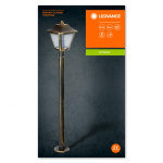 Stalp pentru exterior Ledvance ENDURA Classic Tradition, 1xE27, max. 9W LED, IP44, Ø170x1000 mm, aluminiu, Negru/Auriu