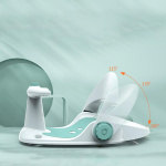 Scaun baie bebe cu ghidon , spatar reglabil , verde, U-Grow - imagine 3