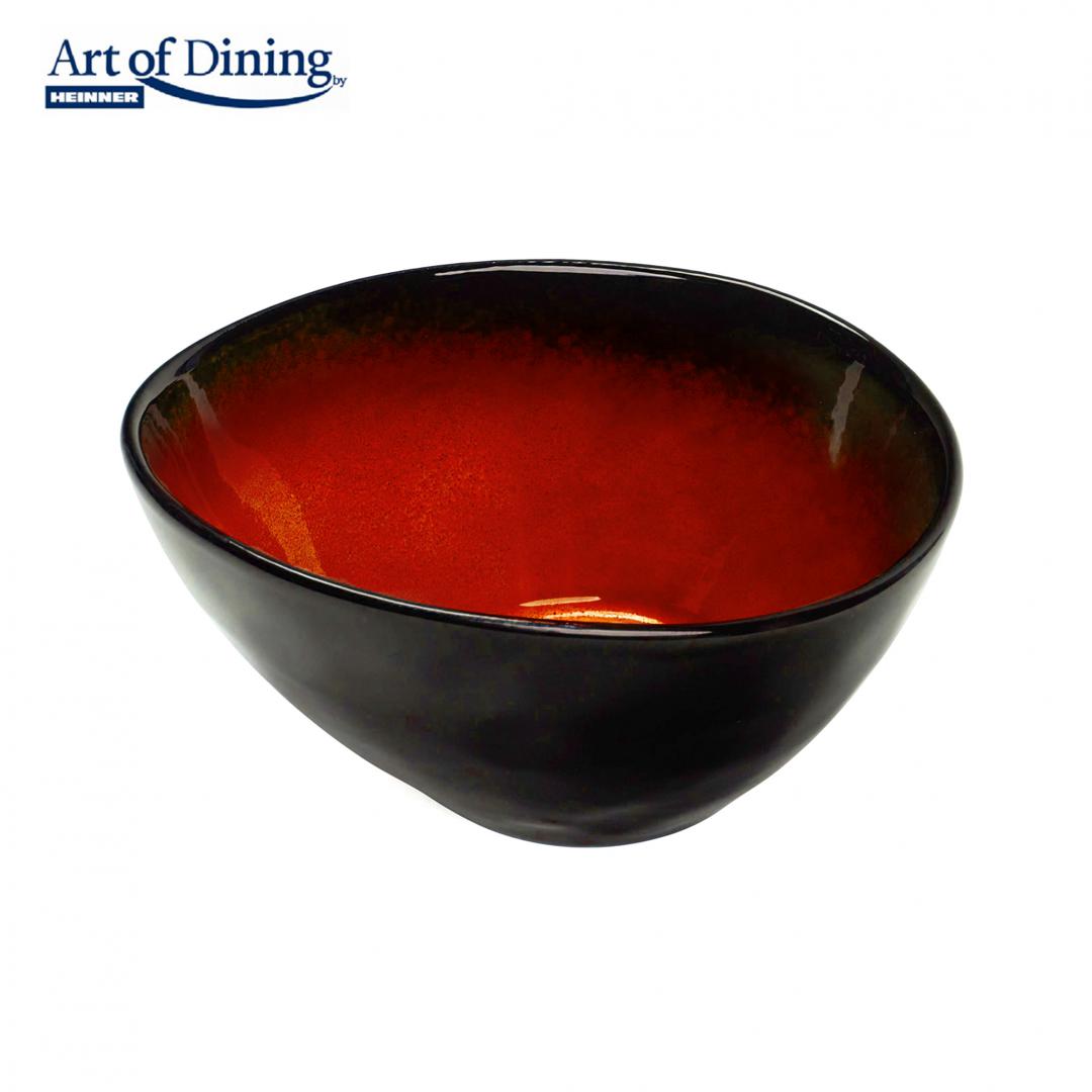 overlay_d8c24007b238a96f9c92cf94382ea505 BOL OVAL CERAMICA 16 CM, VULCANO, ART OF DINING BY HEINNER - imagine 1