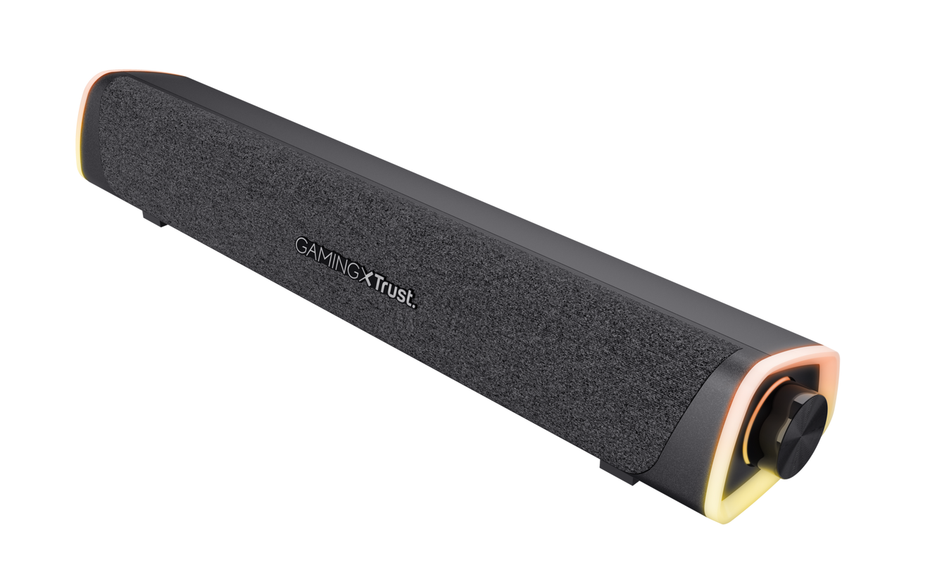 overlay_d9bd3fb251a9d20b096be9f236958204 Soundbar Trust GXT 620 Axon, puetere (RMS) 6W, frecventa 20 Hz - 20.000 Hz, audio input 3.5mm (1.4m), iluminare RGB, alimentare prin USB, negru - imagine 1