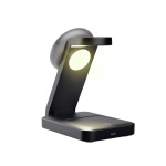 Stand de incarcare 3-in-1 Trust Viro, putere intrare 20W, interfata USB- C, compatibil cu produsele din brandul Apple: iPhone (12 si modele mai noi), Airpods si Apple Watch, negru - imagine 4