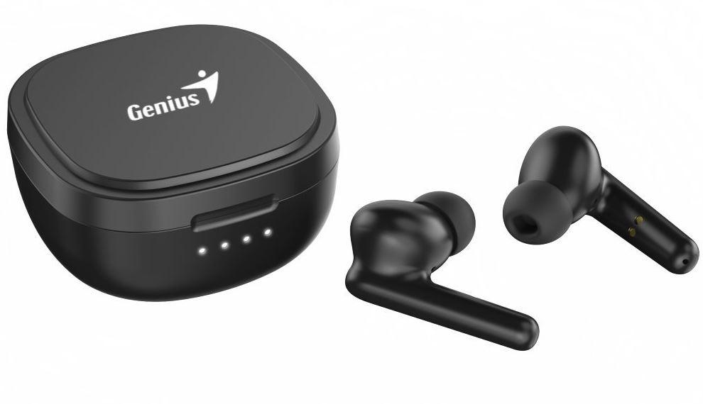 overlay_da40fd57901651c1e7d67a54bcec0b4a Casti Genius HS-M910BT True Wireless, intraauriculare, microfon, Bluetooth 5.0, USB C, negru - imagine 1