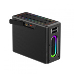 Boxa portabila Akai cu 2 micfrofoane wireless IPX6-80W - imagine 2