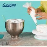 SET ORNARE PRAJITURI: POȘ 700 ML+5 DUIURI INOX, ALBASTRU, COOKINGBY HEINNER - imagine 2