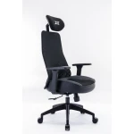 Scaun gaming Serioux Kyrian, adjustabil, piston pe gaz clasa 4, manere 3d, tetiere reglabile, baza stea cu 5 picioare, suporta pana la 150 kg, negru - imagine 4