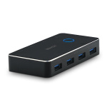 Switch USB Lindy, 4 porturi USB 3.0 2:4, latime de banda suportata 5 Gbps, chipset RTS5411, GPD8104B, AWS3410 - imagine 5