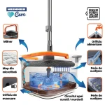SET CURATENIE MOP ROTATIV 360 MEGA CLEAN, HEINNER CARE - imagine 9