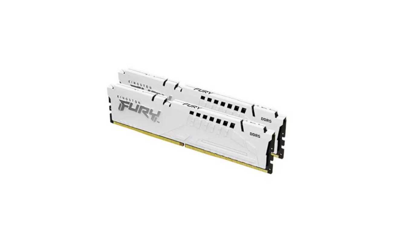 Memorie RAM Kingston, DIMM, DDR5, 64GB, 5600MHz, CL36, 1.35V, FURY Beast White, Kit of 2 - imagine 12