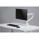 Suport monitor Serioux MM69-C012, compatibilitate  dimensiune ecran 17"-49", greutate maximă suportata: (per ecran): 2~20 kg,  VESA: 75x75, 100x100, inclinare: +50°~-20°, pivotare: +90°~-90°, rotația ecranului: + 180°~-180°, instalare: clemă, grommet, grosime recomandată pentru birou: clemă: 12~50mm - imagine 8