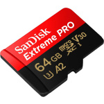 Card de Memorie Micro Secure Digital Card SanDisk Extreme PLUS, 64GB, Clasa 10, R/W speed: up to 100MB/s/ 90MB/s, include adaptor SD (pentru telefon) - imagine 4