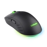 Mouse wireless Trust GXT 927 Redex+, rezolutie maxima 25600 DPI, senzor PAW3370, polling rate 125/250/500/1000Hz, iluminare full RGB, negru - imagine 3