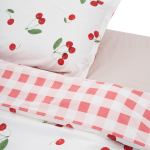 SET DE PAT SINGLE BUMBAC CHERRY - imagine 3