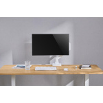 Suport monitor Serioux MM69-C012, compatibilitate  dimensiune ecran 17"-49", greutate maximă suportata: (per ecran): 2~20 kg,  VESA: 75x75, 100x100, inclinare: +50°~-20°, pivotare: +90°~-90°, rotația ecranului: + 180°~-180°, instalare: clemă, grommet, grosime recomandată pentru birou: clemă: 12~50mm - imagine 10