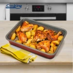 TAVA CUPTOR ACOPERIRE CERAMICA, 35X26X7 CM, ANCA, COOKING BY HEINNER - imagine 4