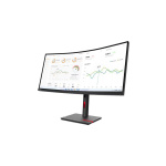 Monitor Lenovo ThinkVision T34w-30, 34" (3440x1440) WLED, Anti-glare, Curvature: 1500R, Speakers: Modular Soundbar Support, View Angle (H / V): 178° / 178°, Response Time: 4 ms (Extreme mode) / 6 ms (Typical mode), Color Support: 16.7 Million, Refresh Rate: 60Hz, Brightness: 350 nits, Contrast - imagine 4
