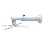 Suport pt videoproiector de perete Neomounts BEAMER-W050SILVER; suporta pana la 12kg, tip reglare full motion, tilt 90°, swivel 360°, distanta fara de perete, 37-47 cm, argintiu. Garantie 5 ani - imagine 2
