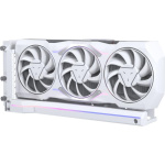 PHANTEKS Vertical GPU Bracket White, PCIe-Standard 4.0 x16 Riser Cable, DRGB 220mm - imagine 5