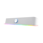 Soundbar Trust GXT 619W Thorne, putere maxima iesire 12W, freccventa raspuns 150 Hz - 20.000 Hz, impendata difuzor 4 Ohm, cu iluminare, alb - imagine 4