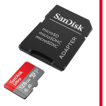 Card de Memorie Micro Secure Digital Card SanDisk Ultra, 128GB, Clasa 10, R/W speed: up to 100MB/s/, 90MB/s, include adaptor SD (pentru telefon) - imagine 4