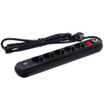 PRELUNGITOR SPACER SCHUKO x5 16A 4.5m BK - imagine 2