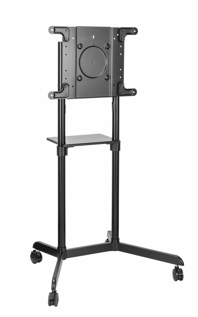 overlay_f74b4f8dbed13fd85fa6791fb90e94a5 Stand TV mobil Serioux TV11-46TW, dimensiuni: 920x702x1595mm, compatibilitate dimensiune ecran: 37"-70", compatibil VESA: 200x200, 400x200, 300x300, 600x200, 350x350, 400x400, 600x400, greutate maximă suportata TV: 70 kg, interval de înclinare: 0° sau 5°, rotația ecranului: 0°~+90°, greutate maximă - imagine 1