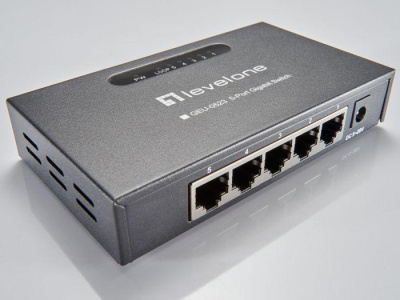LevelOne GEU-0523  5-Port Gigabit Switch, 124 x 72 x 24 mm - imagine 3