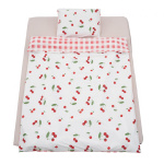 SET DE PAT SINGLE BUMBAC CHERRY - imagine 7
