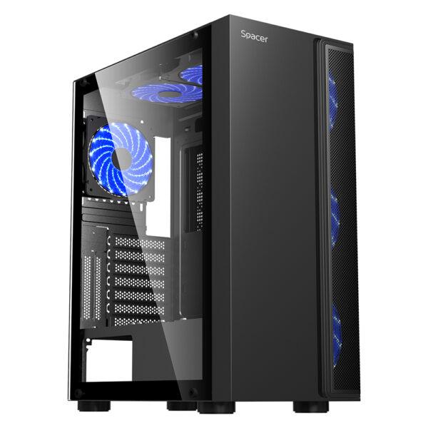 overlay_f9d7277f28ec23cb6165d7a91a74d0a3 Carcasa SPACER ICE HERO Mid Tower NEGRU - imagine 1