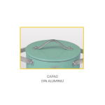 SET GATIT 5 PIESE ALUMINIU PRESAT, CRETA, COOKING BY HEINNER - imagine 7