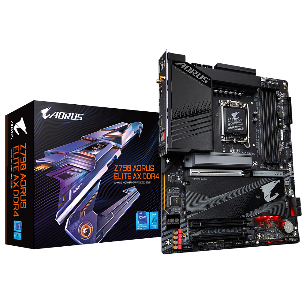 overlay_fb86f38e7ecbe22214dffe50f4b323d6 Placa de baza GIGABYTE Z790 AORUS ELITE AX DDR4 LGA 1700 - imagine 1