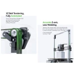 CREALITY ENDER-3 V3 3D PRINTER, Tehnologie: FDM, Volum printare: 220*220*250mm, Dimensiuni imprimanta: 358*374*498mm, 7.83kg, Viteza printare: ≤600mm/s, Acuratete: ±0.2mm, Inaltime strat: 0.1-0.35mm, Diametru filament: 1.75mm, transfer fisiere: USB drive / WLAN / Creality Cloud, diametru duza - imagine 4